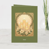 Persian New Year Candles Sham of Enlightenment カード (裏面)