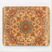 Persian Tabriz Rug Style  Light Warm Tones マウスパッド (正面)