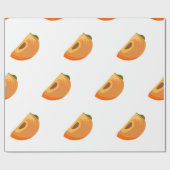 Persimmon pattern isolated on a white background.  ラッピングペーパー (フラット)