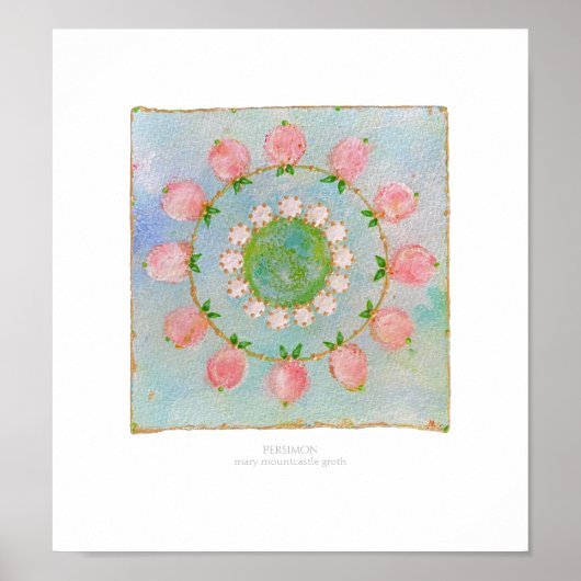 Persimmon Print ポスター (正面)