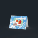 Persimmon Season's Greetings 4" x 5.6インチカード シーズンカード<br><div class="desc">この美しい水色の柿の季節の挨拶4" x 5.6"カードは熟した柿、果実、緑のを備えて葉、むき出しの雪のラデンの枝の冬の青い背景に挿入して、「あなたの季節は豊かでありますように賛美、す。ハッピーホリデー！」 それは任意の冬の休日のための完璧なカード – クリスマス、ハヌカー、クワンザ、冬の至、。... ... 小型のホリデーカードは、プレゼントのリボンの下スリップまたは滑ることや、抱き枕の組織に詰め込ま包まれたれたギフトカードとしても使用できる。</div>