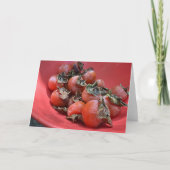 Persimmons Blank Note Card ノートカード (正面)