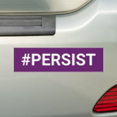 #PERSIST バンパーステッカー (車上)