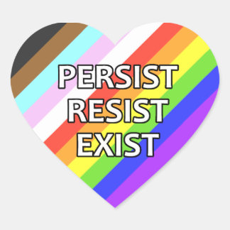 Persist/Resist/Existハート・シール・シート ハートシール