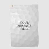 Persoanlized Name Message ゴルフタオル (正面)