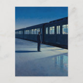 Person at The Vintage Train Station ポストカード (正面)