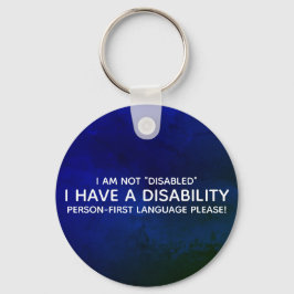 Person First Disability キーホルダー
