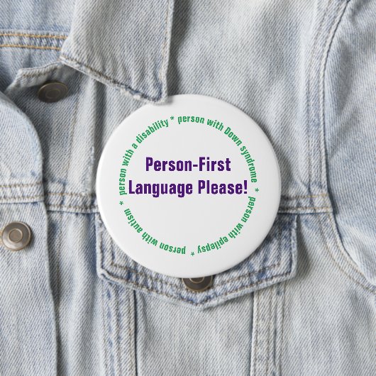 Person First Language バッジ (インサイチュ)