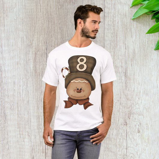 Person Number 8 In A Hat T-Shirt Tシャツ