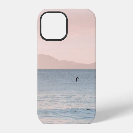 PERSON PADDLE BOARDING iPhoneケース (裏面)