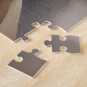 Person wearing Venetian mask ジグソーパズル (側面)