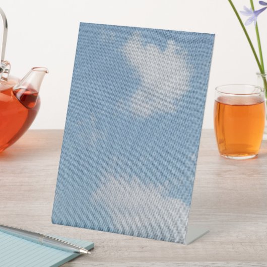 Person With J Cloud Photo 台座サイン (インサイチュ)