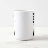 Person Woman Camera TV おもしろい Trump コーヒーマグカップ (中央)