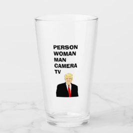 Person Woman Camera TV おもしろい Trump タンブラーグラス