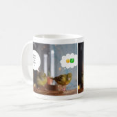 Person Woman Camera Tv mug Trump おもしろい コーヒーマグカップ (正面左)