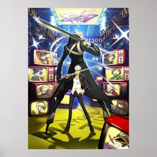 Persona 4 Arena Artwork ポスター (正面)