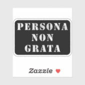 Persona Non Grata (ヴィンテージ ホワイト) シール (シート)