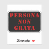 Persona Non Grata (ヴィンテージ レッド) シール (シート)