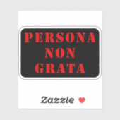 Persona-non-grata (赤) シール (シート)