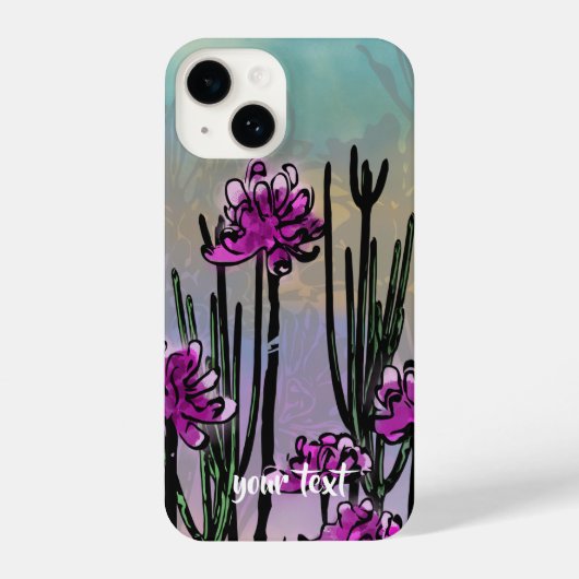 Personailzed Desert Blooms - Artistic Phone Case iPhoneケース (裏面)