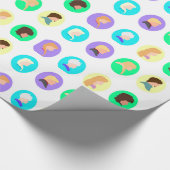 personajes de dreamworks y disney ラッピングペーパー (角)