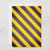 Personal A Contemporary Construction Birthday Bash 招待状 (裏面)