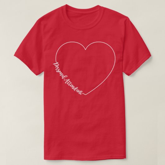 Personal AttendantBridal Party Wedding tee shirt s Tシャツ (デザイン正面)