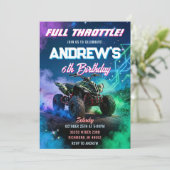 Personal ATV boy Birthday Party Invitation  招待状 (スタンド正面)