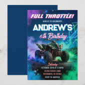 Personal ATV boy Birthday Party Invitation  招待状 (正面/裏面)