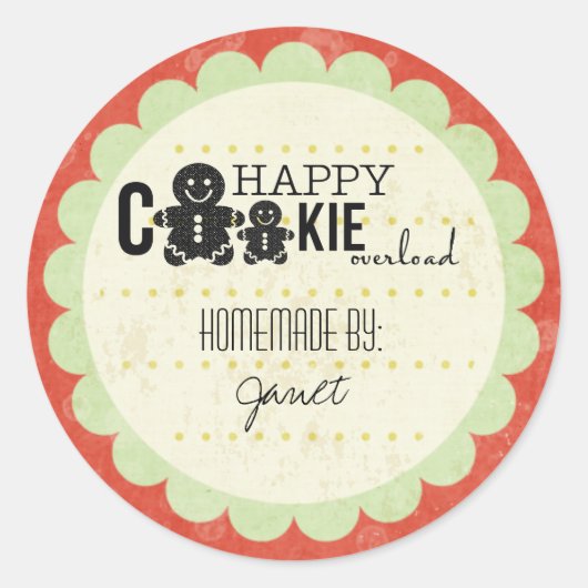 Personal Bakersスタンプ ラウンドシール (正面)