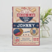 Personal Baseball Photo Party Invitation 招待状 (スタンド正面)