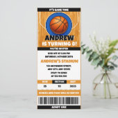 Personal Basketball Fan's Birthday Ticket 招待状 (スタンド正面)