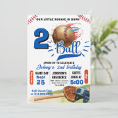 Personal Born Two Ball Birthday 招待状 (スタンド正面)