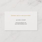 Personal Chef名刺2 名刺 (裏面)