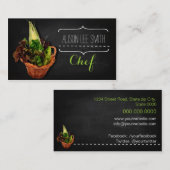 Personal Chef / catering Service / Cook service 名刺 (正面/裏面)