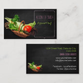 Personal Chef / catering Service / Cook service 名刺 (正面/裏面)