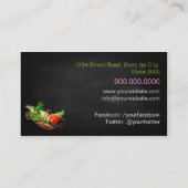 Personal Chef / catering Service / Cook service 名刺 (裏面)