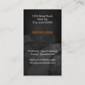 Personal Chef / catering Service / Cook service 名刺 (裏面)