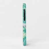 Personal Creative Floral Neuro Art Teal Green Case-Mate iPhoneケース (裏面/左)