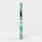 Personal Creative Floral Neuro Art Teal Green Case-Mate iPhoneケース (裏面/右)