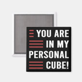 Personal Cube Funny Office Humor Magnet マグネット (正面/裏面)