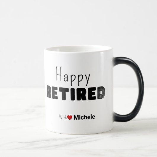 Personal Customize retired gift funny humor monday モーフィングマグカップ (右)