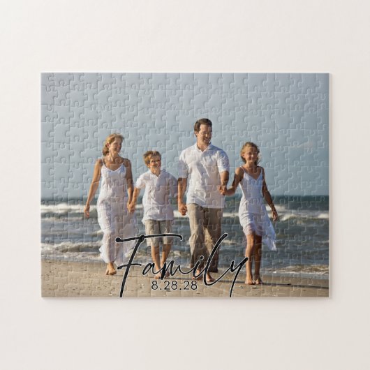 Personal Family Photo Custom Jigsaw Puzzle ジグソーパズル (横)