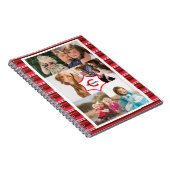 Personal Family Photos Template Monogram ノートブック (右側)