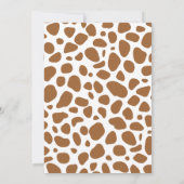 Personal First Rodeo Baby Shower 招待状 (裏面)