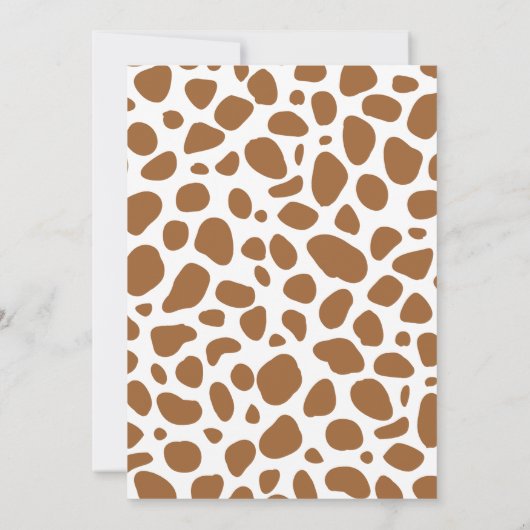 Personal First Rodeo Baby Shower 招待状 (裏面)