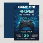 Personal Gaming Birthday Party  Invitation 招待状 (正面/裏面)