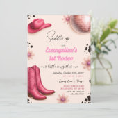 Personal Girl 1st Rodeo Birthday Invitation 招待状 (スタンド正面)