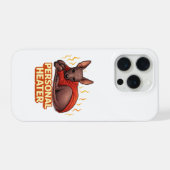 Personal Heater Xoloitzcuintli iPhoneケース (裏面横)