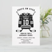 Personal Hockey Theme Birthday Party Invitation 招待状 (スタンド正面)
